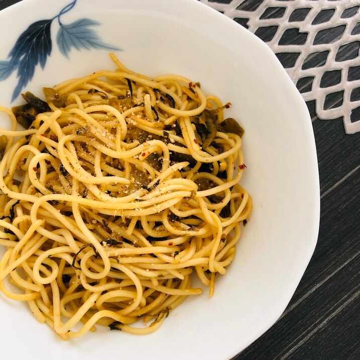 副菜焼きそば☆辛子高菜の焼きそば